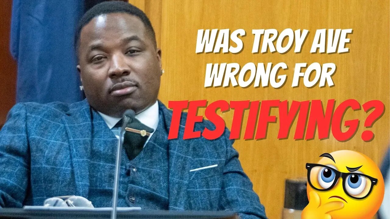 WAS TROY AVE WRONG FOR TESTIFYING AGAINST TAXTONE? 🤔