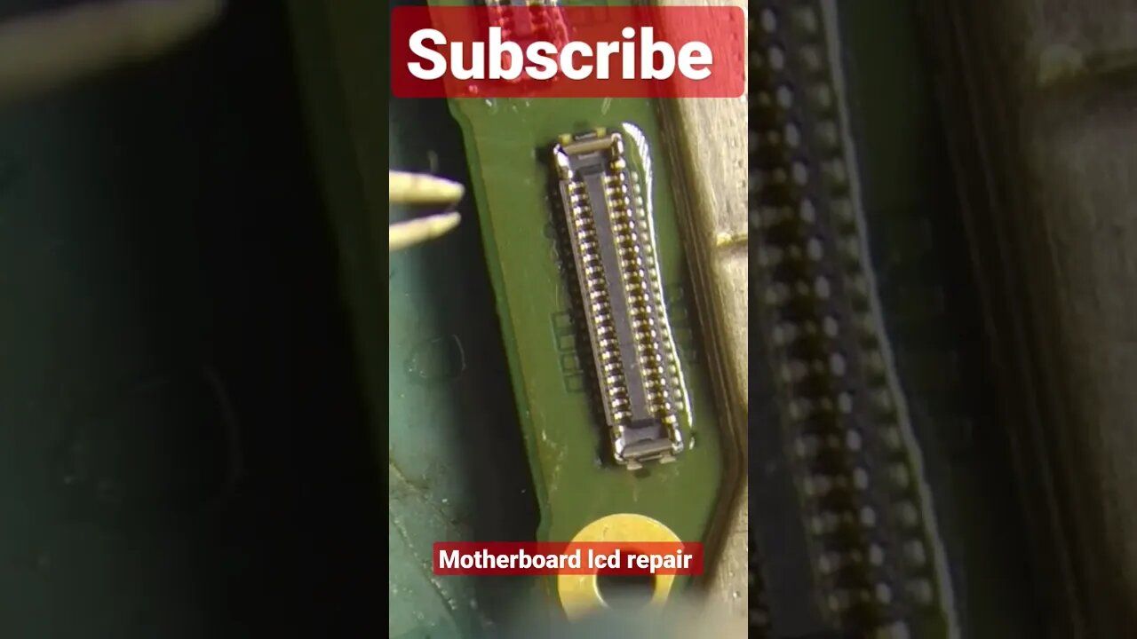 how to repair motherboard display connector #iphone #youtube #batteryconnector #repair #chargingpin