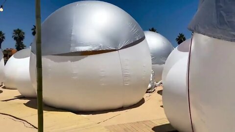 afronation backstage looking like a space landing