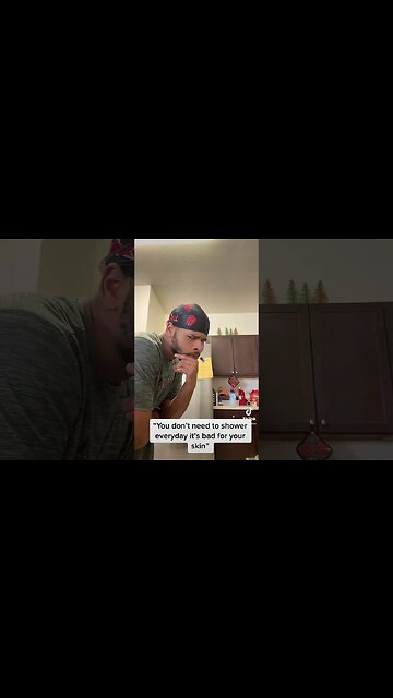 When someone says they don't shower everyday… reaction TikTok ban funny side eye
