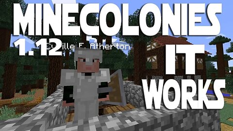 Minecraft Minecolonies 1.12 ep 52 - The Guard Post Works Now