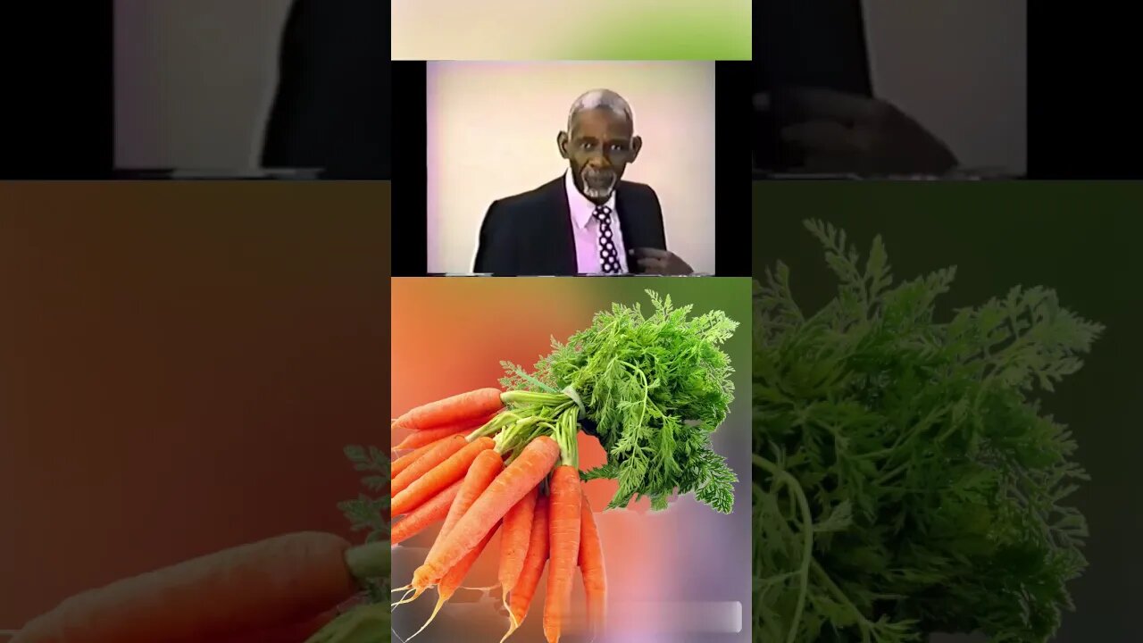 DR SEBI - CARROT, STARCH & The SECRET EVERYONE MUST KNOW! #shorts #drsebi #carrot #starch