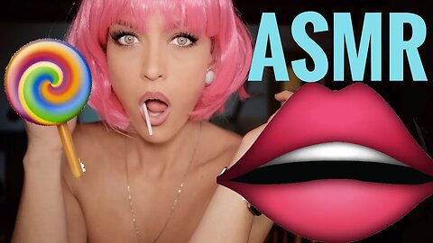 ASMR Gina Carla 😋 Lolipop Mouth Sounds With Bella and Pinky!