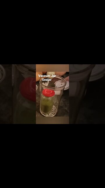 Everybody should have one of these, Vacuum seal any Jar with fresh/leftover food to store on shelf