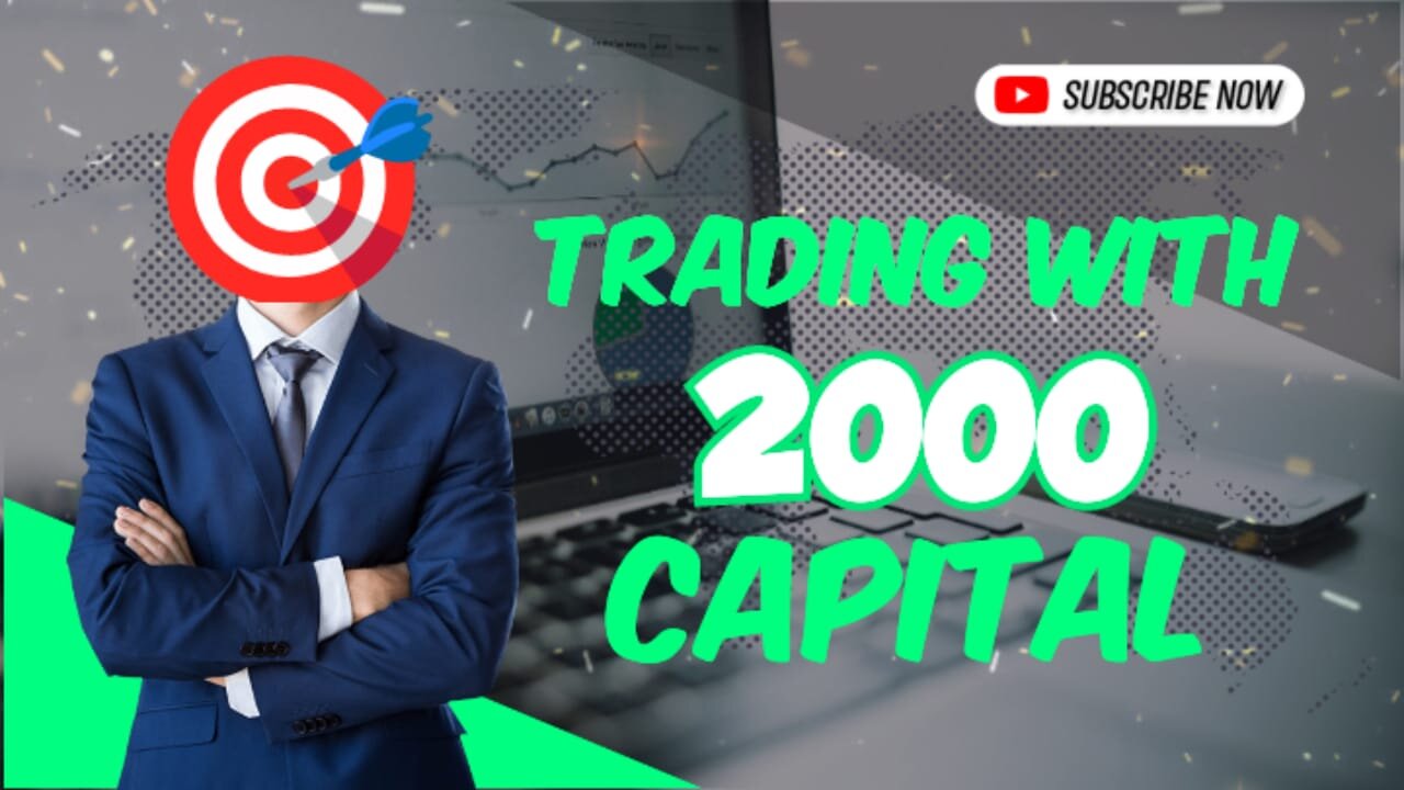 Trading using 2000 capital | Stock market |Trading | Funded account | Trading