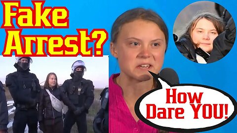 Climate Activists Greta Thunberg Gets DETAINED By German Police!