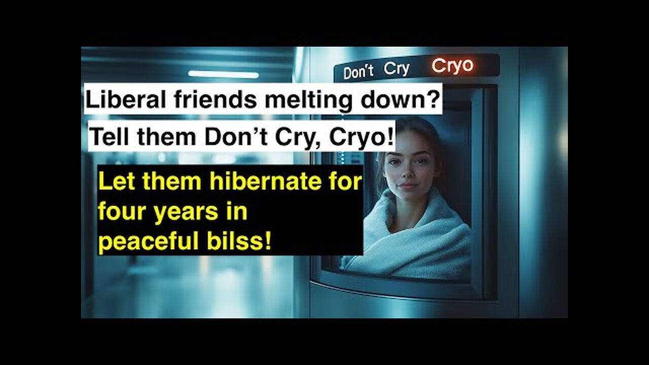 Don’t Cry, Cryo! 😂 Need a Break from Trump’s Term? Freeze Yourself for 4 Years!