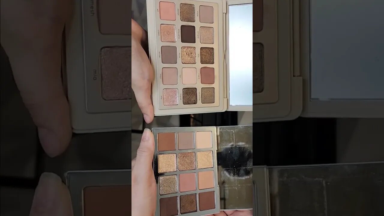 I Need A Nude & Ethereal Eyes Swatch Comparisons #makeupbymario #natashadenona #shorts