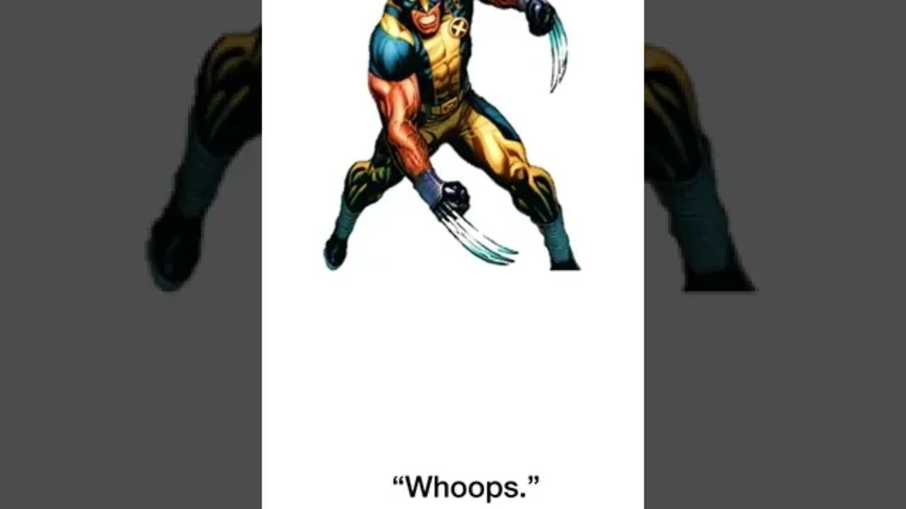 Creepy Wolverine! A Wolverine Short #Shorts 😂