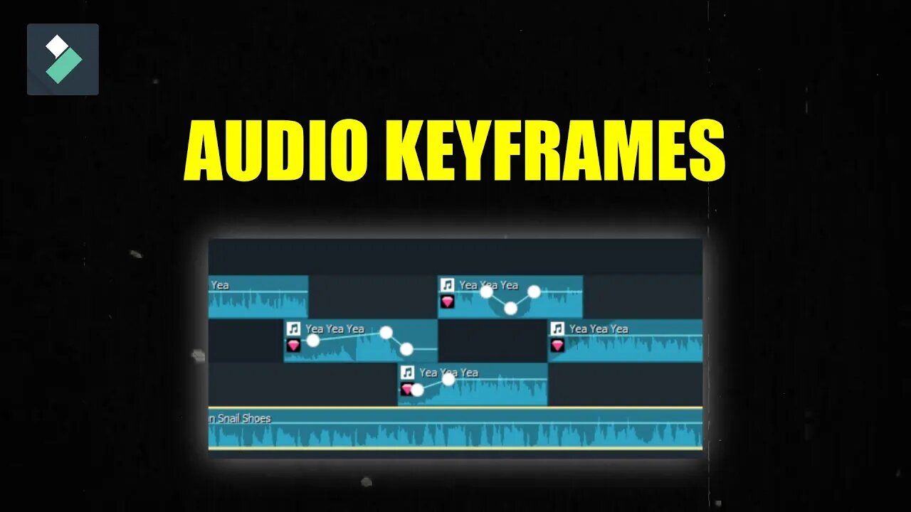 How to ADD audio Keyframes in FILMORA 11