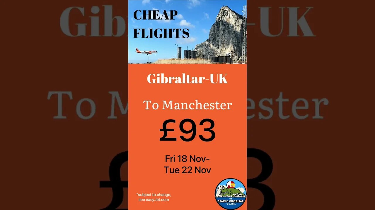 Cheapest November Tickets to UK from Gibraltar