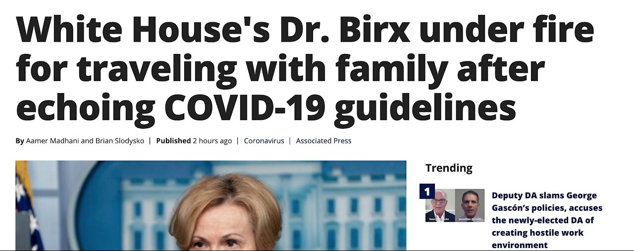 Dr. Birx says your kids should consider super spreaders but not her family; covid immunity Oligarchy