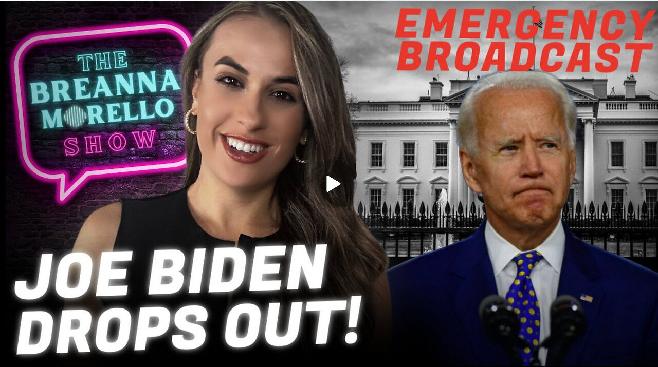 EMERGENCY BROADCAST - JOE BIDEN DROPS OUT