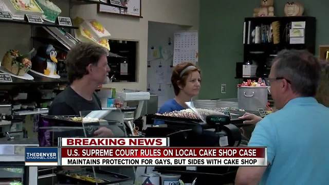 Supreme Court rules in favor of Colorado baker who refused to make same-sex wedding cake