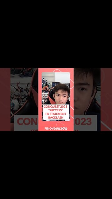 Conquest 2023 Success Backlash #conquest #pinoygamerph #podcastphilippines #shorts #shortsph