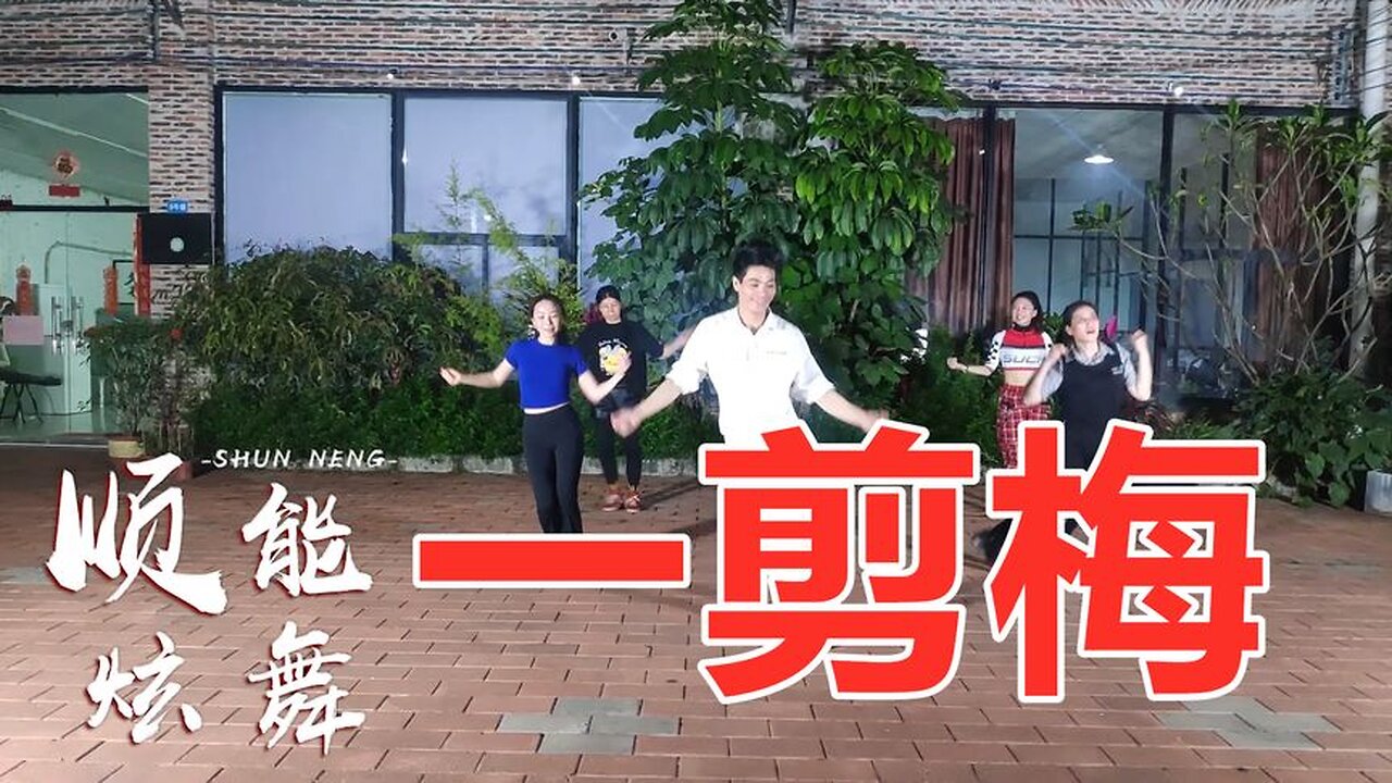 经典老歌《一剪梅》甜美女声版，真情像梅花开遍，听醉了看醉了【顺能炫舞团】