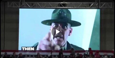 Trump played a video of our old military vs new WOKE military