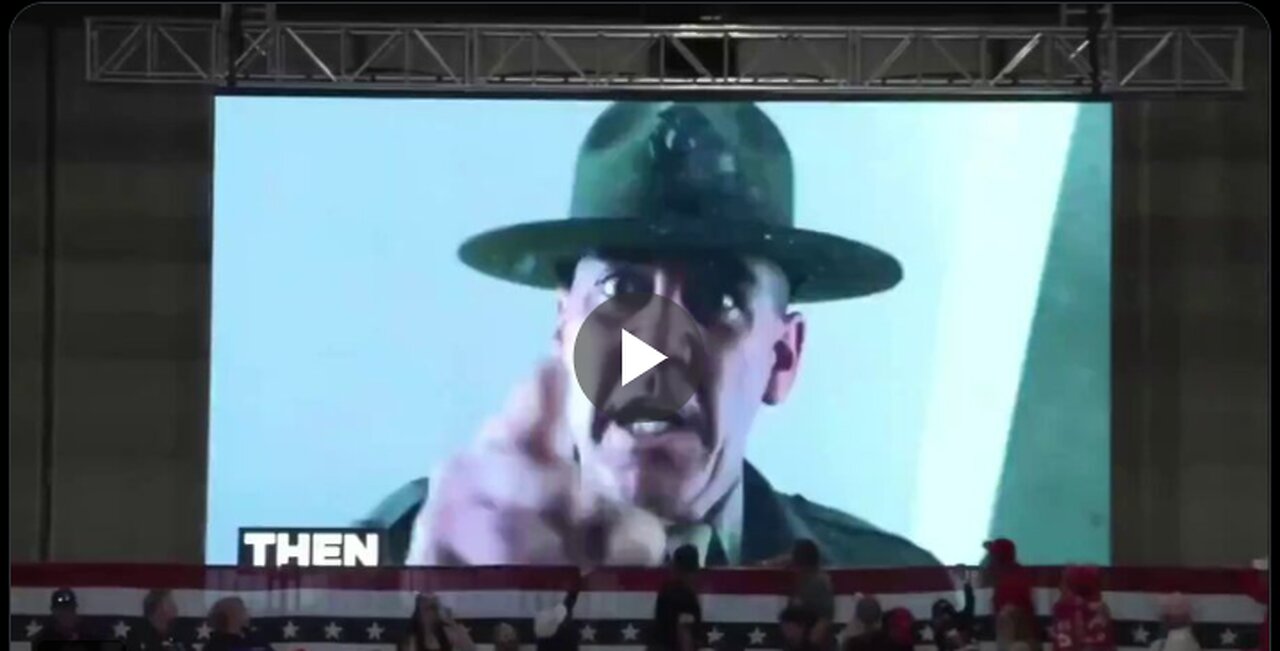 Trump played a video of our old military vs new WOKE military