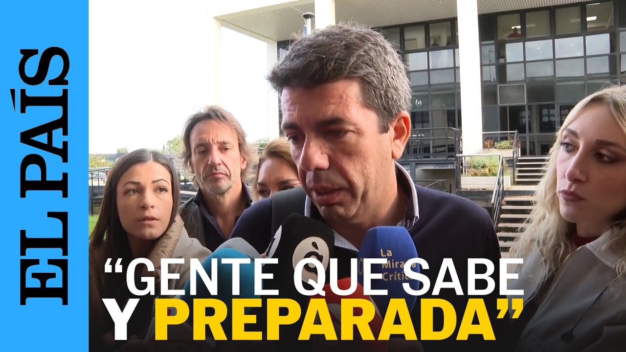 Mazón afirma que contará en el Consell con "gente que sabe y preparada" para la reconstrucción