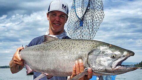 360 Flasher Fishing For CHINOOK SALMON!! (Live Fishing Show)