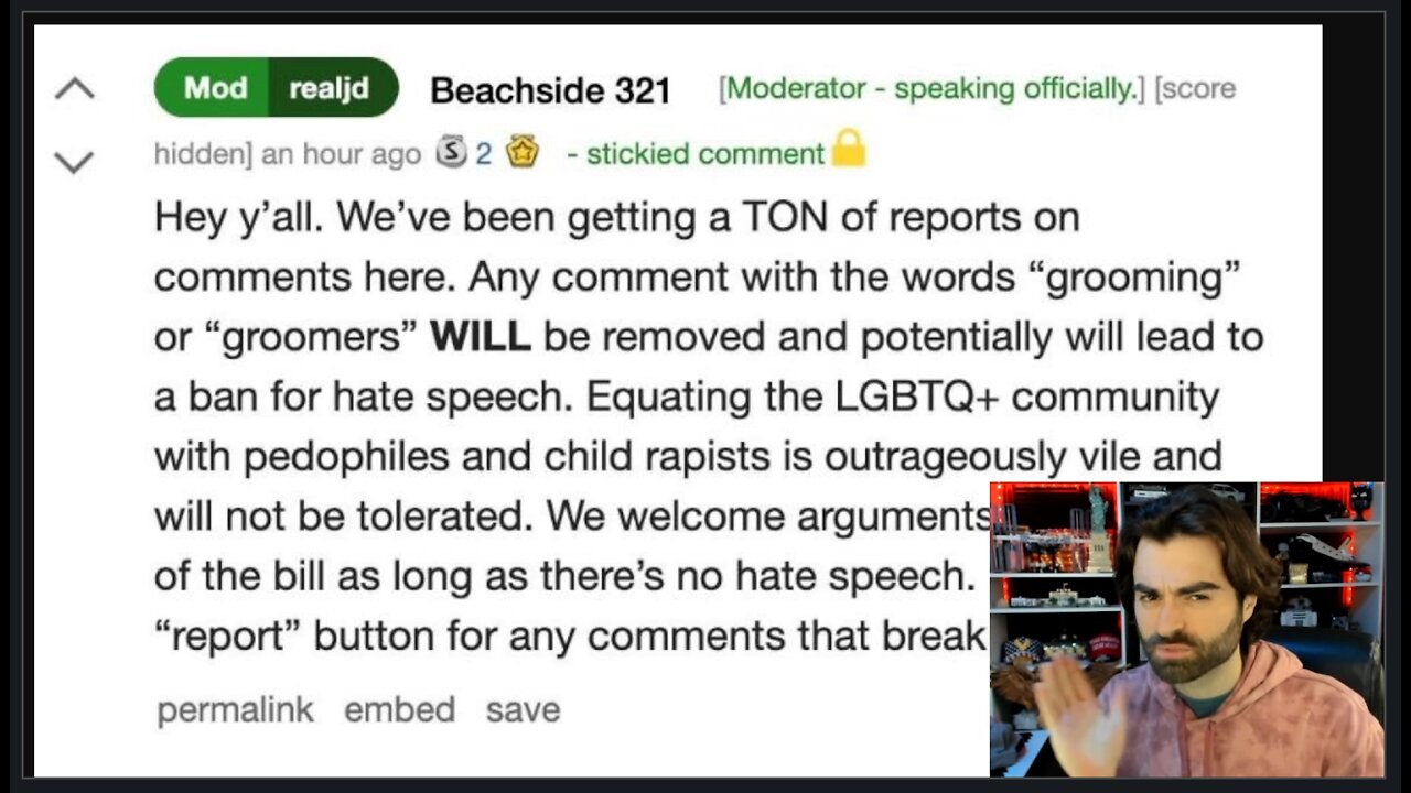 Reddit Mods BAN 'Groomer-Grooming' From Permitted Vocabulary, Openly Protecting PEDOs