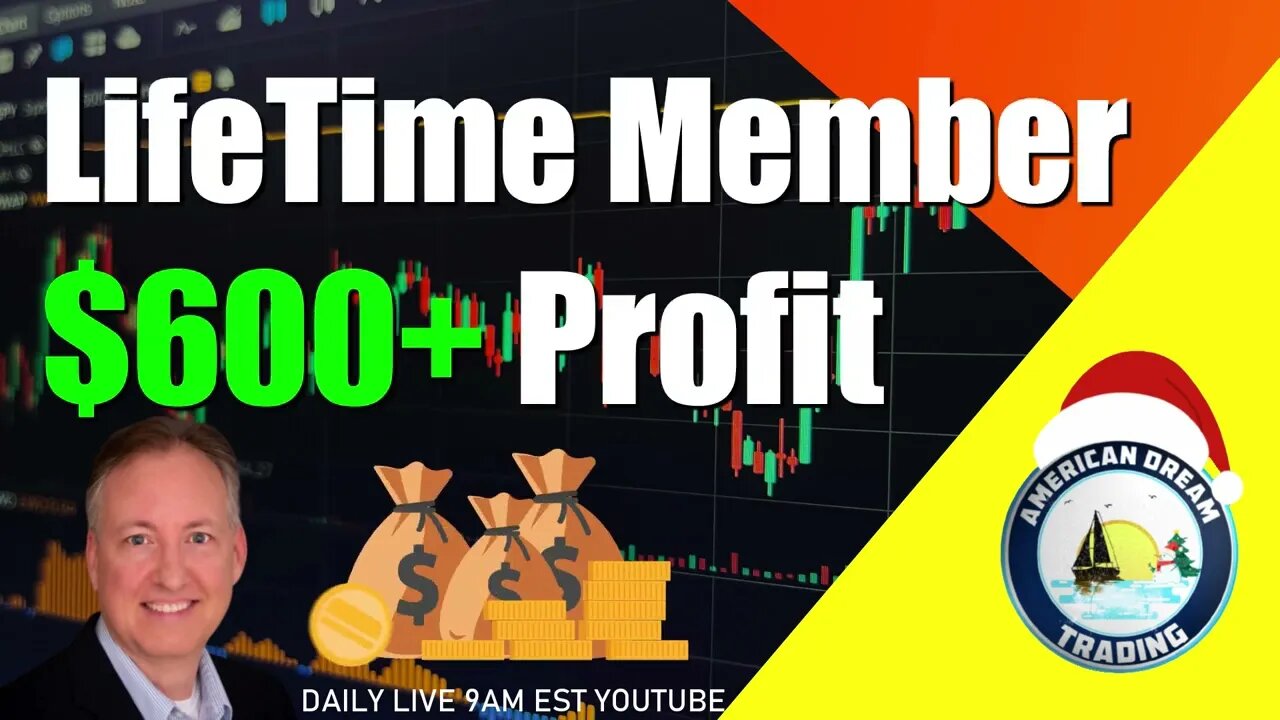 Massive $600 Profit LifeTime Member Stock Market