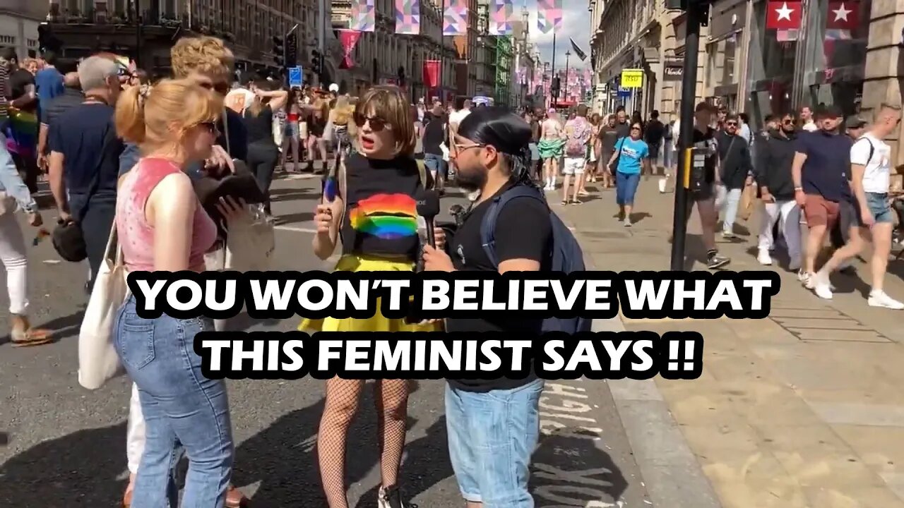 WOKE PRIDE GOER says KIDS should BE exposed to WHAT?! #mattwalsh #women