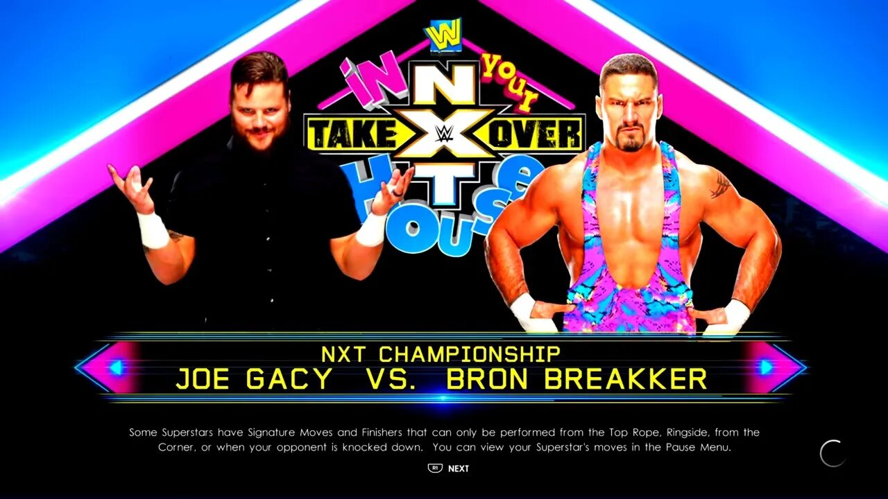 NXT In Your House 2022 Bron Breakker vs Joe Gacy for the NXT Championship