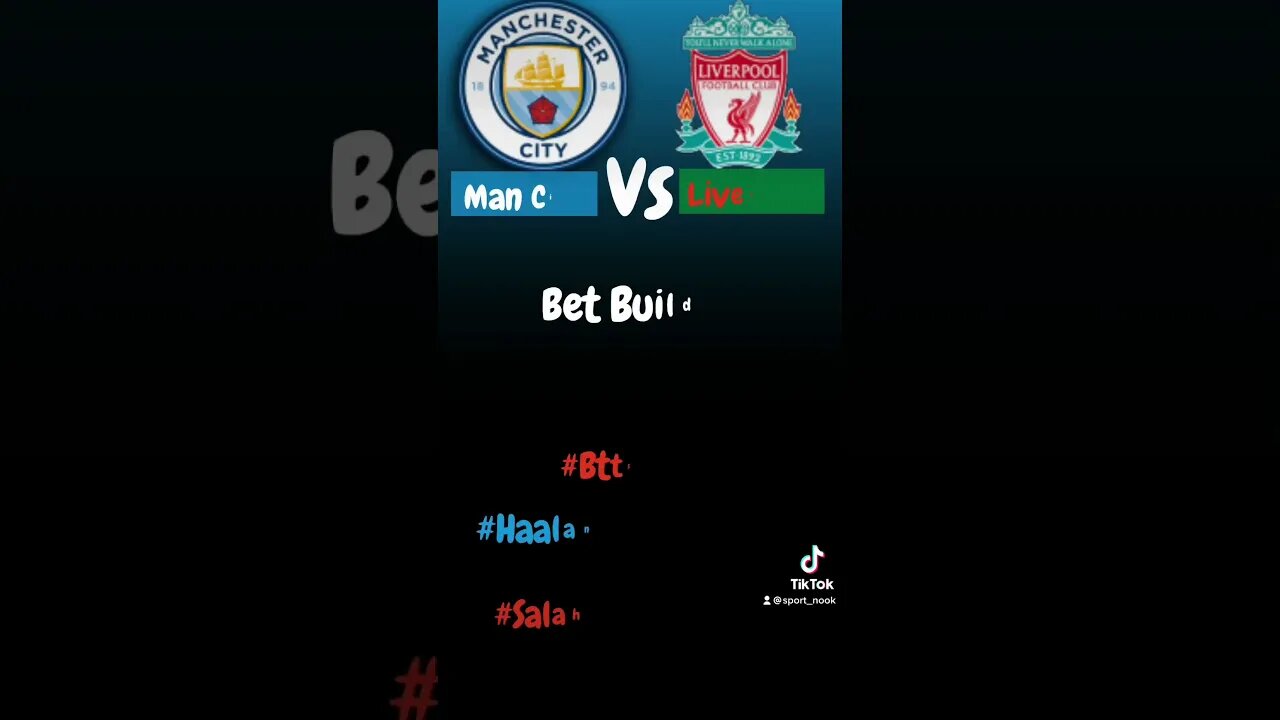 Live EFL Cup Manchester City Vs Liverpool Bet Builder 7/1 #manchestercity #liverpool #foryou #shorts