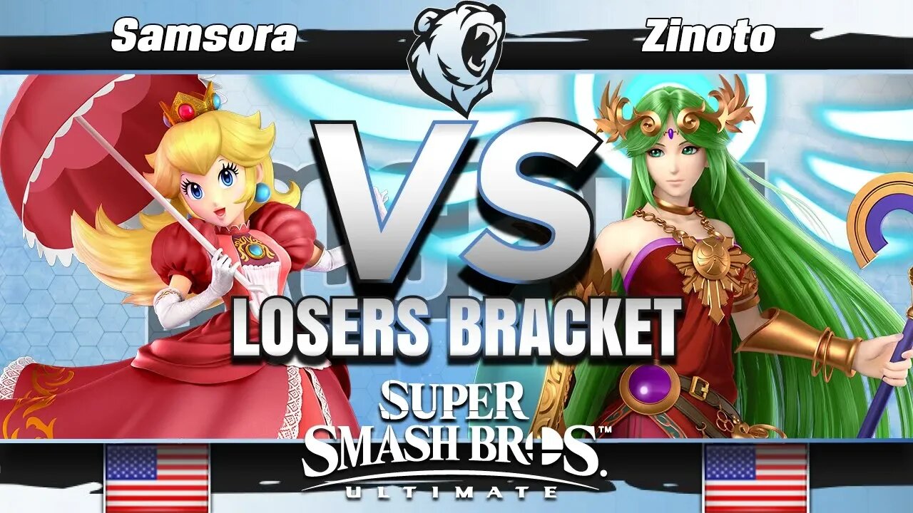 eU | Samsora (Peach) vs. Zinoto (Diddy Kong/Palutena) - Top 48 - Frostbite 2019