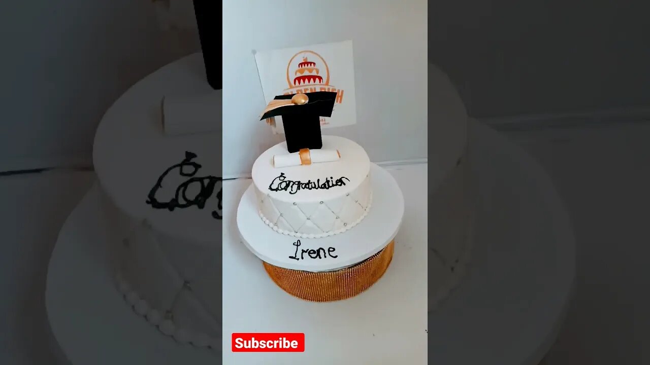 Simple graduation cake#shorts #shortvideo