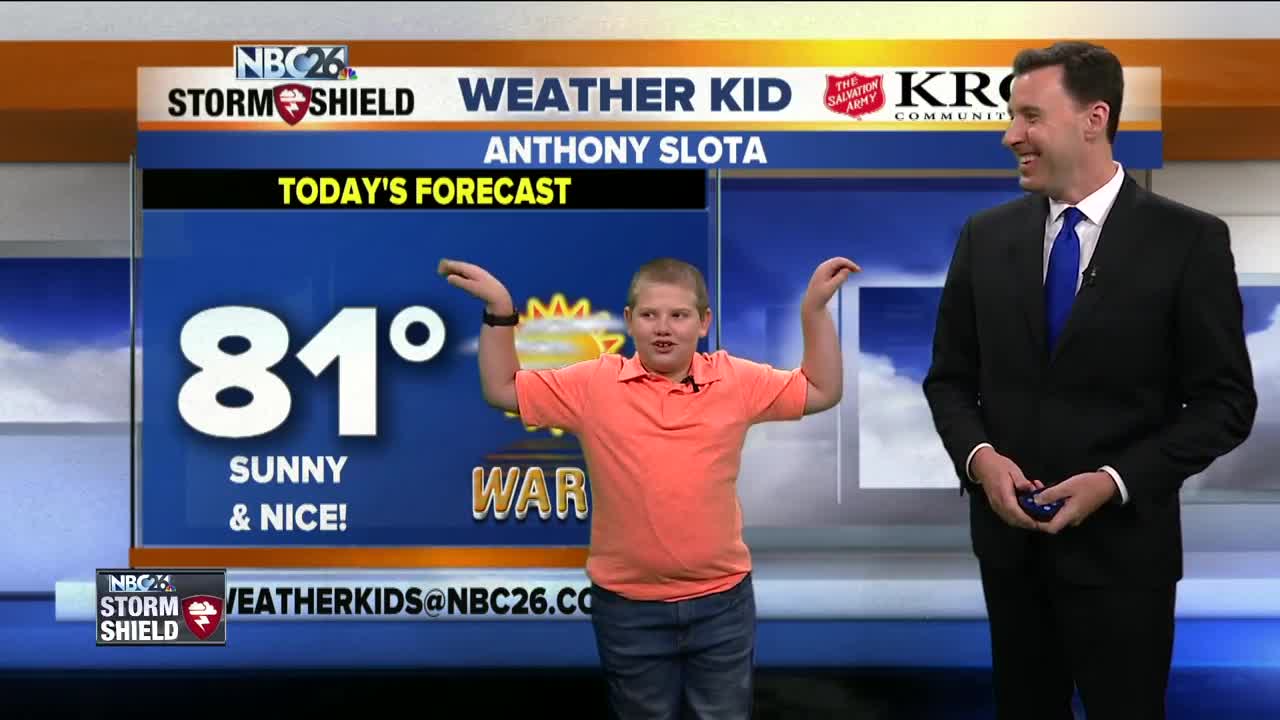 Meet Anthony Slota, our NBC26 Weather Kid of the Week!