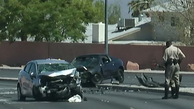 One dead in head-on crash near Alta, Buffalo drives in Las Vegas