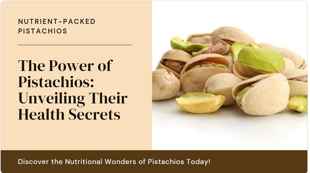 The Incredible Health Benefits of Pistachios