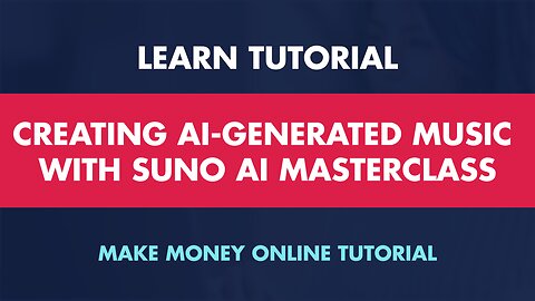 Generate Music With SUNO AI Masterclass - Tutorial LIVE