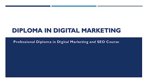 Diploma in Digital Marketing | CCMUK