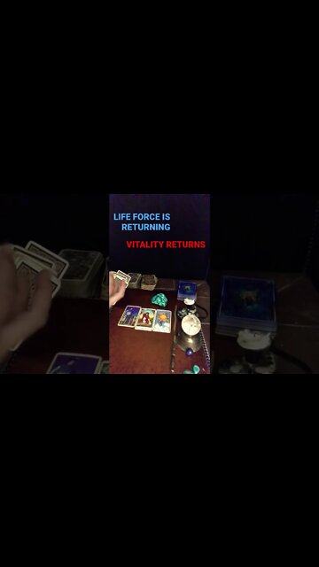 VITALITY RETURNS 🔮🔮🪄🪄DAILY TAROT MESSAGE ABOUT YOUR LIFE FORCE RETURNING