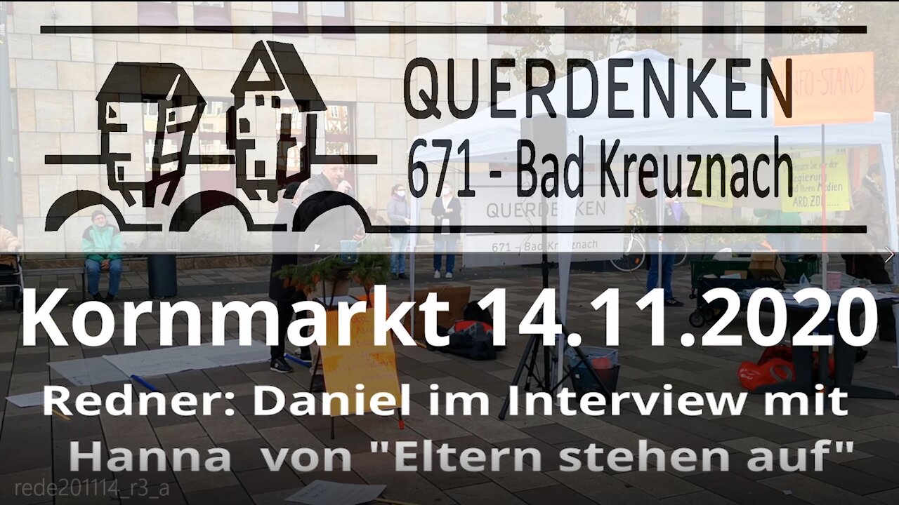 Hanna von "Eltern stehen auf" 14.11.2020 Querdenken Bad Kreuznach