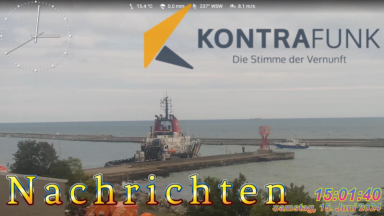 Kontrafunk Nachrichten 15.06 2024 - 15:00 Uhr #glaubewenig, #hinterfragealles, #denkeselbst