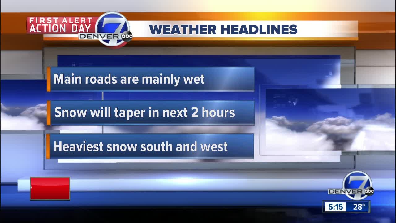 Thursday 5:15 a.m. forecast