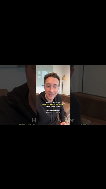 How to Answer "Tell Me About Yourself" in an Interview