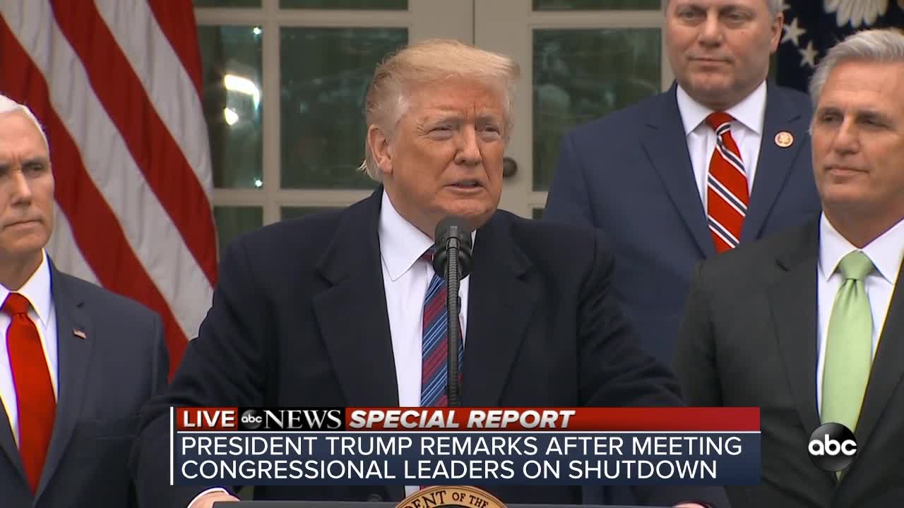 ABC News Special Report: Trump explains problems at US-Mexico border after ‘progress’ made in government shutdown meeting