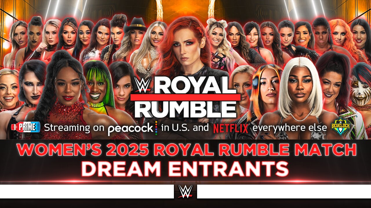 WWE Women's 2025 Royal Rumble Match - Dream Entrants