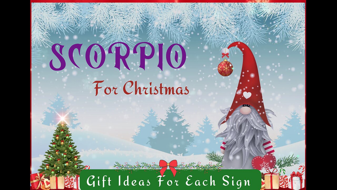 SCORPIO: What to get your Mysterious Scorpio for Christmas🎄