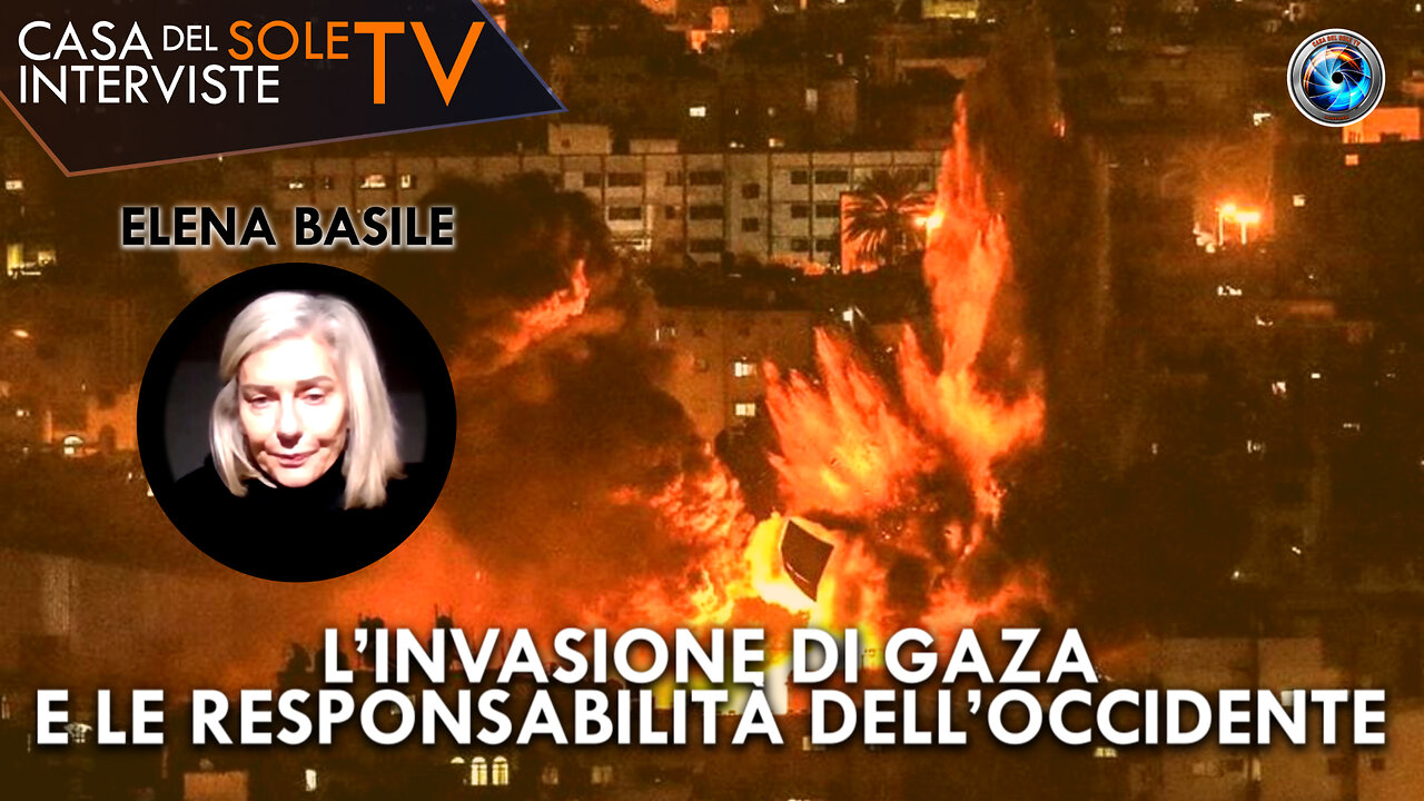 Elena Basile: l’invasione di Gaza e le responsabilità dell’Occidente