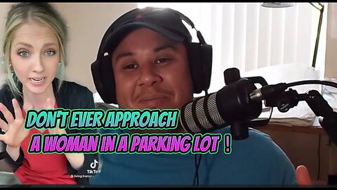 WOMEN HAS A MELTDOWN IN A PARKING LOT !