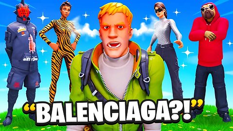 Trolling With NEW Balenciaga Skins! (Fortnite)