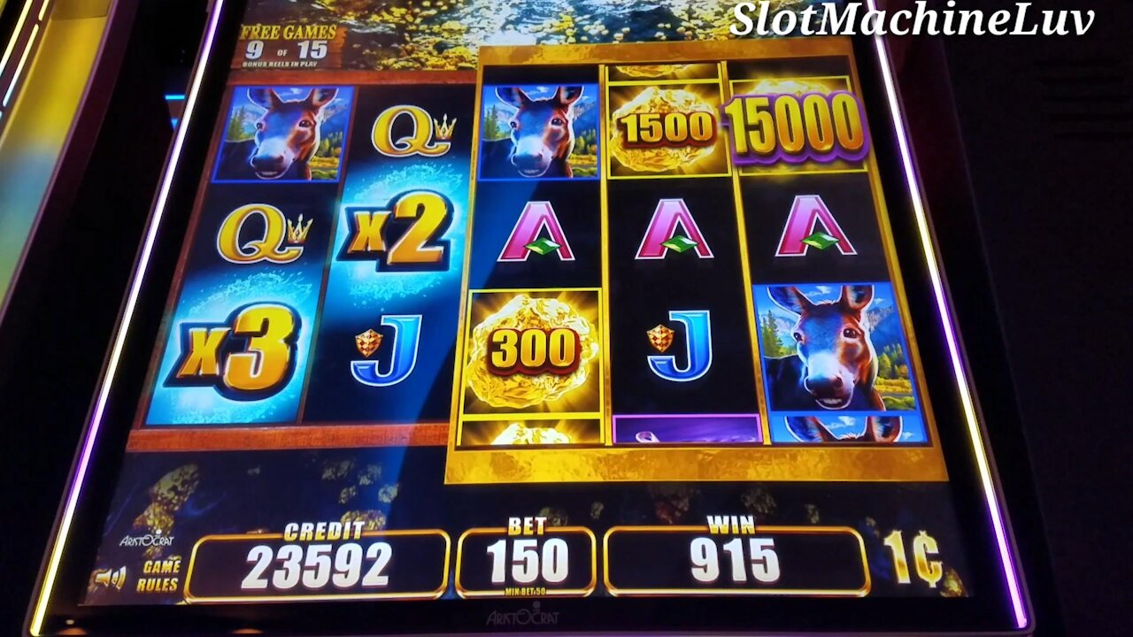 Huge win on Wild Wild Nudget slot machine | Jackpot hand pay