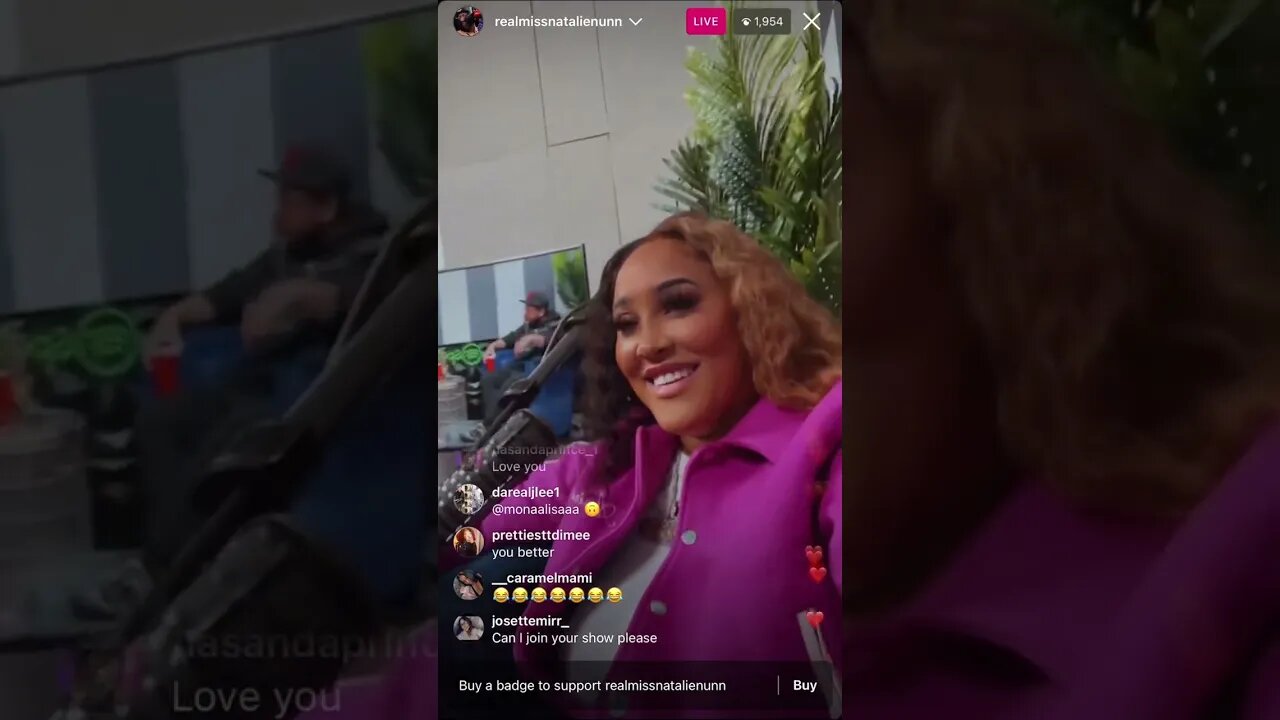 NATALIE NUNN IG LIVE: Natalie Nunn Grill DJ Akademik & Ask Him Why He Ain’t Outside (07/03/23)