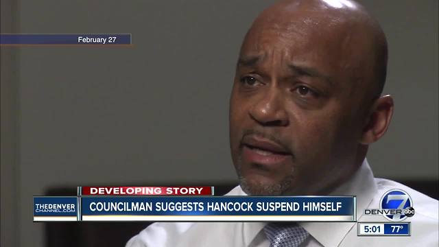 Denver council member suggested Mayor Hancock suspend himself over sexual harassment allegations